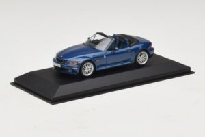 BMW Z3 E36/7 1.8 M Package Modrý Náhradná Škatuľa Minichamps 1:43 80429411714-R1 Diecast – obrázok 2 z 5