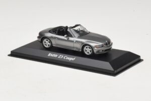 BMW Z3 Šedá Metalíza Maxichamps 1:43 940024330 Diecast – obrázok 3 z 5