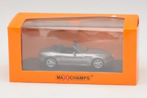 BMW Z3 Šedá Metalíza Maxichamps 1:43 940024330 Diecast – obrázok 5 z 5