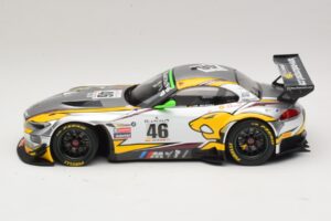 BMW Z4 GT3 #46 M. Palttala / L. Luhr 24 Hours of Spa Winner 2015 Minichamps 1:18 151152346 Kov – obrázok 3 z 6