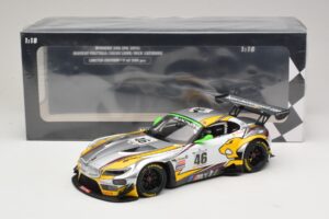 BMW Z4 GT3 #46 M. Palttala / L. Luhr 24 Hours of Spa Winner 2015 Minichamps 1:18 151152346 Kov – obrázok 6 z 6