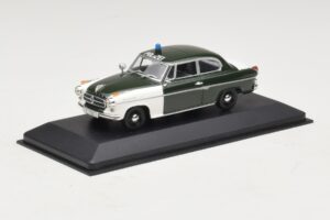 Borgward Isabella Polizei Frankfurt Minichamps 1:43 400096090 Kov – obrázok 2 z 5