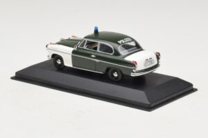 Borgward Isabella Polizei Frankfurt Minichamps 1:43 400096090 Kov – obrázok 3 z 5