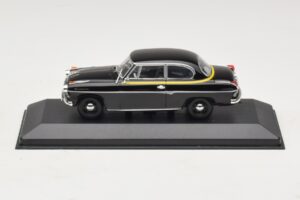 Borgward Isabella Taxi Čierny Minichamps 1:43 400096095 Kov