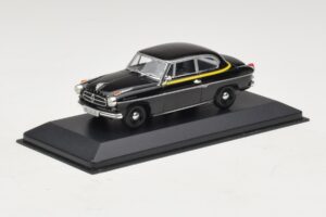 Borgward Isabella Taxi Čierny Minichamps 1:43 400096095 Kov – obrázok 2 z 5