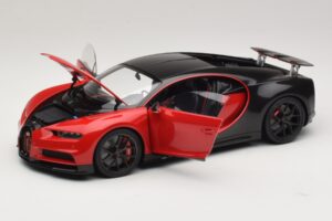 Bugatti Chiron Sport Italian Red & Carbon AUTOart 1:18 70996 Kompozit – obrázok 2 z 8