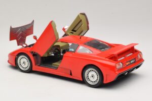 Bugatti EB110 Červený Bburago 1:18 3055-P1 Kov – obrázok 5 z 8