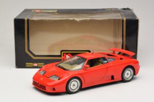 Bugatti EB110 Červený Bburago 1:18 3055-P1 Kov – obrázok 8 z 8
