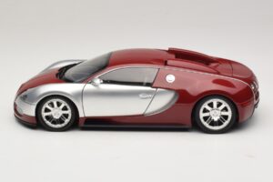 Bugatti Veyron Centenaire Edition Chrome Red Minichamps 1:18 100110851 Kov – obrázok 4 z 8