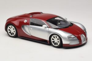Bugatti Veyron Centenaire Edition Chrome Red Minichamps 1:18 100110851 Kov – obrázok 6 z 8