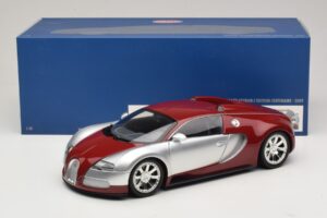 Bugatti Veyron Centenaire Edition Chrome Red Minichamps 1:18 100110851 Kov – obrázok 8 z 8