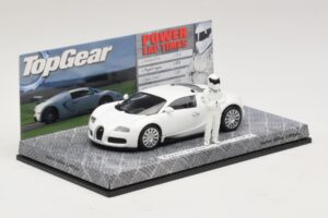 Bugatti Veyron Biely Top Gear Edícia Minichamps 1:43 519431100 Kov – obrázok 2 z 5