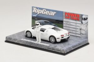 Bugatti Veyron Biely Top Gear Edícia Minichamps 1:43 519431100 Kov – obrázok 3 z 5
