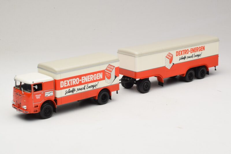 Bussing LU 11/16 Skriňový Príves Dextro Energen Minichamps 1:43 499073940 Kov