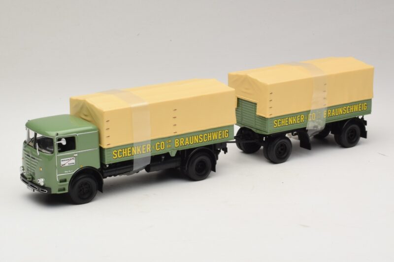 Bussing LU 11/16 Valníkový Príves Schenker Minichamps 1:43 499073924 Kov