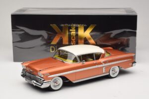 Chevrolet Bel Air Impala Coupe Medená & Krémová KK-Scale 1:18 KKDC181591 Kov – obrázok 6 z 6