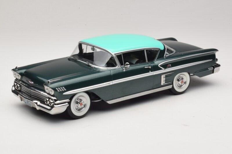 Chevrolet Bel Air Impala Coupe Tmavozelená Metalíza & Zelený KK-Scale 1:18 KKDC181594 Kov
