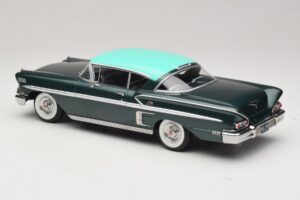 Chevrolet Bel Air Impala Coupe Tmavozelená Metalíza & Zelený KK-Scale 1:18 KKDC181594 Kov – obrázok 5 z 6