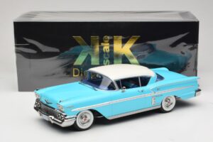 Chevrolet Bel Air Impala Coupe Tyrkysová & Krémová KK-Scale 1:18 KKDC181593 Kov – obrázok 6 z 6