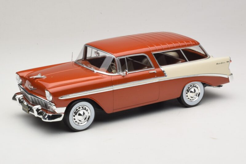 Chevrolet Bel Air Nomad Hnedá Metalíza & Krémová KK-Scale 1:18 KKDC181294 Kov
