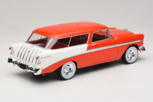 Chevrolet Bel Air Nomad Custom Svetločervená & Biely KK-Scale 1:18 KKDC181291 Kov – obrázok 2 z 6