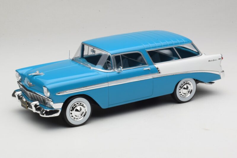 Chevrolet Bel Air Nomad Tyrkysová & Biely KK-Scale 1:18 KKDC181292 Kov