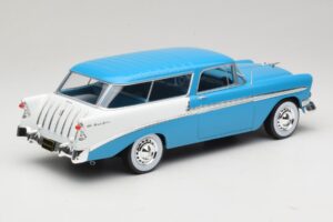 Chevrolet Bel Air Nomad Tyrkysová & Biely KK-Scale 1:18 KKDC181292 Kov – obrázok 2 z 6