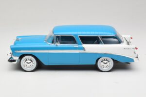 Chevrolet Bel Air Nomad Tyrkysová & Biely KK-Scale 1:18 KKDC181292 Kov – obrázok 3 z 6