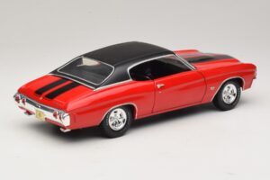 Chevrolet Chevelle SS454 Červený Maisto 1:18 31890-P1 Kov – obrázok 3 z 8