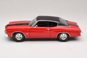 Chevrolet Chevelle SS454 Červený Maisto 1:18 31890-P1 Kov – obrázok 4 z 8