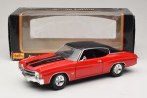 Chevrolet Chevelle SS454 Červený Maisto 1:18 31890-P1 Kov – obrázok 8 z 8