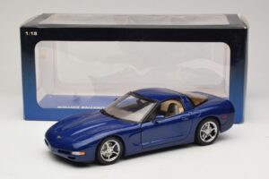 Chevrolet Corvette C5 Commemorative Edition Modrý AUTOart 1:18 71157 Kov – obrázok 9 z 9