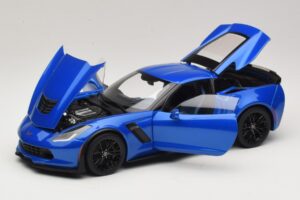 Chevrolet Corvette C7 Z06 Laguna Blue Tintcoat AUTOart 1:18 71265 Kompozit – obrázok 2 z 8