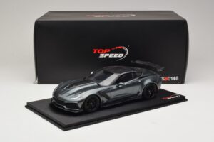 Chevrolet Corvette C7 ZR-1 Shadow Grey Metallic TopSpeed 1:18 TS0148 Živica – obrázok 6 z 6