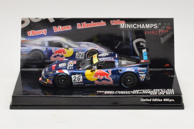 Chevrolet Corvette Z06.R GT3 Callaway Competition #26 Bouvy / Coens 24 Hours of Spa 2011 Minichamps 1:43 437111426 Kov
