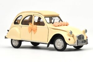 Citroen 2CV Wedding Gift Béžová Norev 1:18 181475 Kov – obrázok 2 z 3