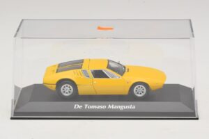 De Tomaso Mangusta Žltý Maxichamps 1:43 940127120 Diecast – obrázok 4 z 5
