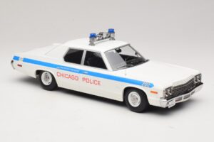 Dodge Monaco Chicago Polícia KK-Scale 1:18 KKDC181151 Kov – obrázok 4 z 6