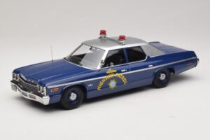Dodge Monaco Nevada Highway Patrol Modrá & Strieborná KK-Scale 1:18 KKDC181155 Kov