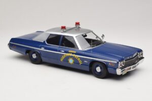 Dodge Monaco Nevada Highway Patrol Modrá & Strieborná KK-Scale 1:18 KKDC181155 Kov – obrázok 4 z 6