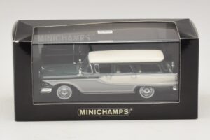 Edsel Bermuda Kombi Tmavo Zelená Biela Minichamps 1:43 400082013 Kov – obrázok 5 z 5