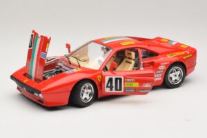 Ferrari 288 GTO #40 Červený Bburago 1:18 3027-P4 Kov – obrázok 2 z 8