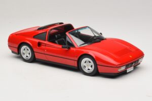 Ferrari 328 GTS Červený S Čiernym Interiérom KK-Scale 1:18 KKDC180551 Kov – obrázok 5 z 7