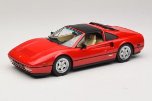 Ferrari 328 GTS Americká Verzia Červený Beverly Hills Cop II S Béžovým Interiérom KK-Scale 1:18 KKDC181701 Kov – obrázok 2 z 7