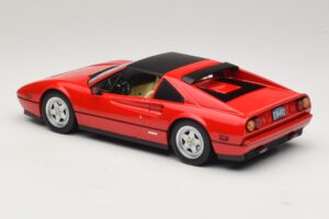 Ferrari 328 GTS Americká Verzia Červený Beverly Hills Cop II S Béžovým Interiérom KK-Scale 1:18 KKDC181701 Kov – obrázok 6 z 7