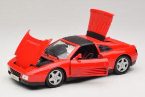Ferrari 348 TS Červený Maisto 1:18 31804 Kov – obrázok 3 z 8