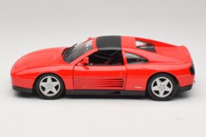 Ferrari 348 TS Červený Maisto 1:18 31804 Kov – obrázok 4 z 8