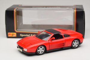 Ferrari 348 TS Červený Maisto 1:18 31804 Kov – obrázok 8 z 8
