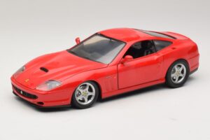 Ferrari 550 Maranello Červený Majorette 1:18 5974 Kov