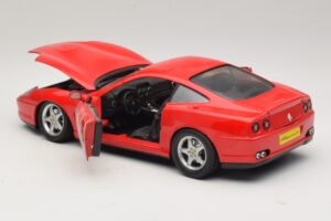 Ferrari 550 Maranello Červený Majorette 1:18 5974 Kov – obrázok 5 z 8